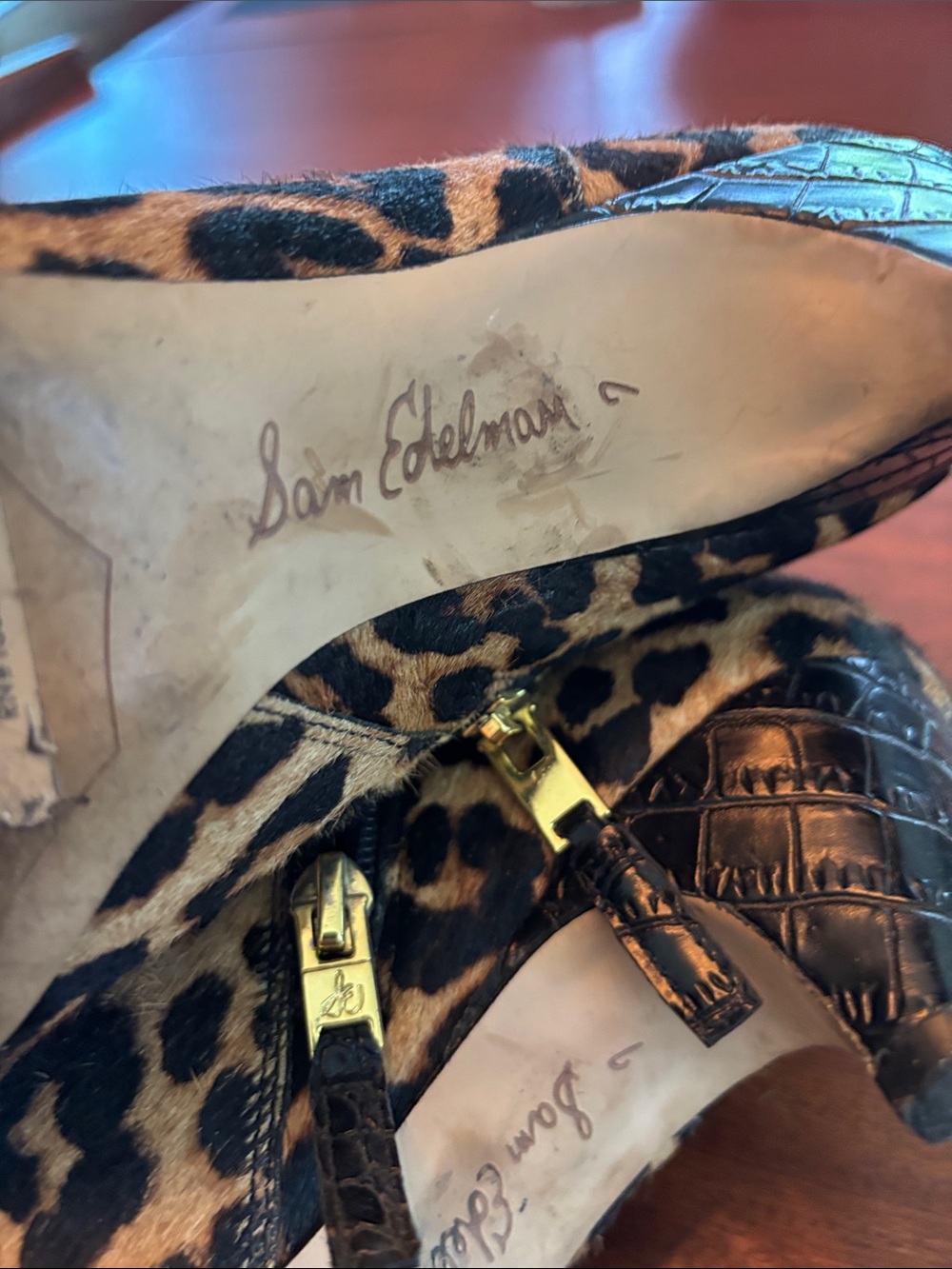 Sam Edelman leopard booties - Picture 5 of 5